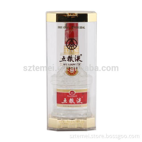 single acrylic wine bottle box